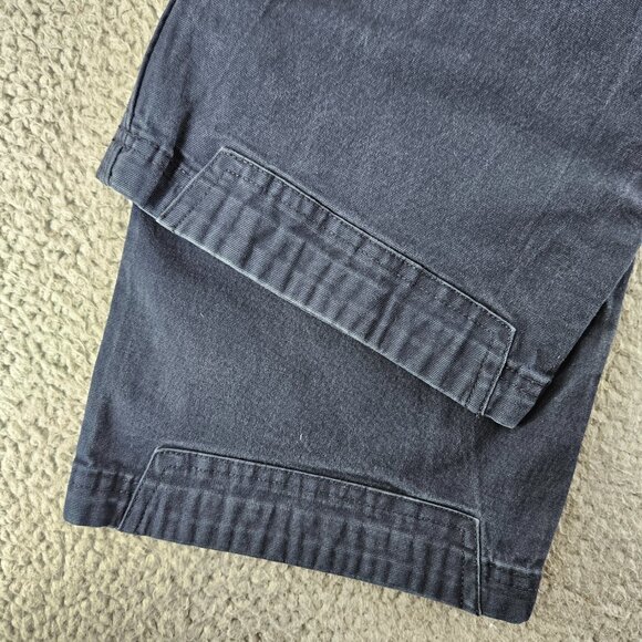 Duluth Flex Fire Hose Pants Mens 36x32 Blue Relaxed Fit Utility Workwear Cotton - Picture 16 of 16